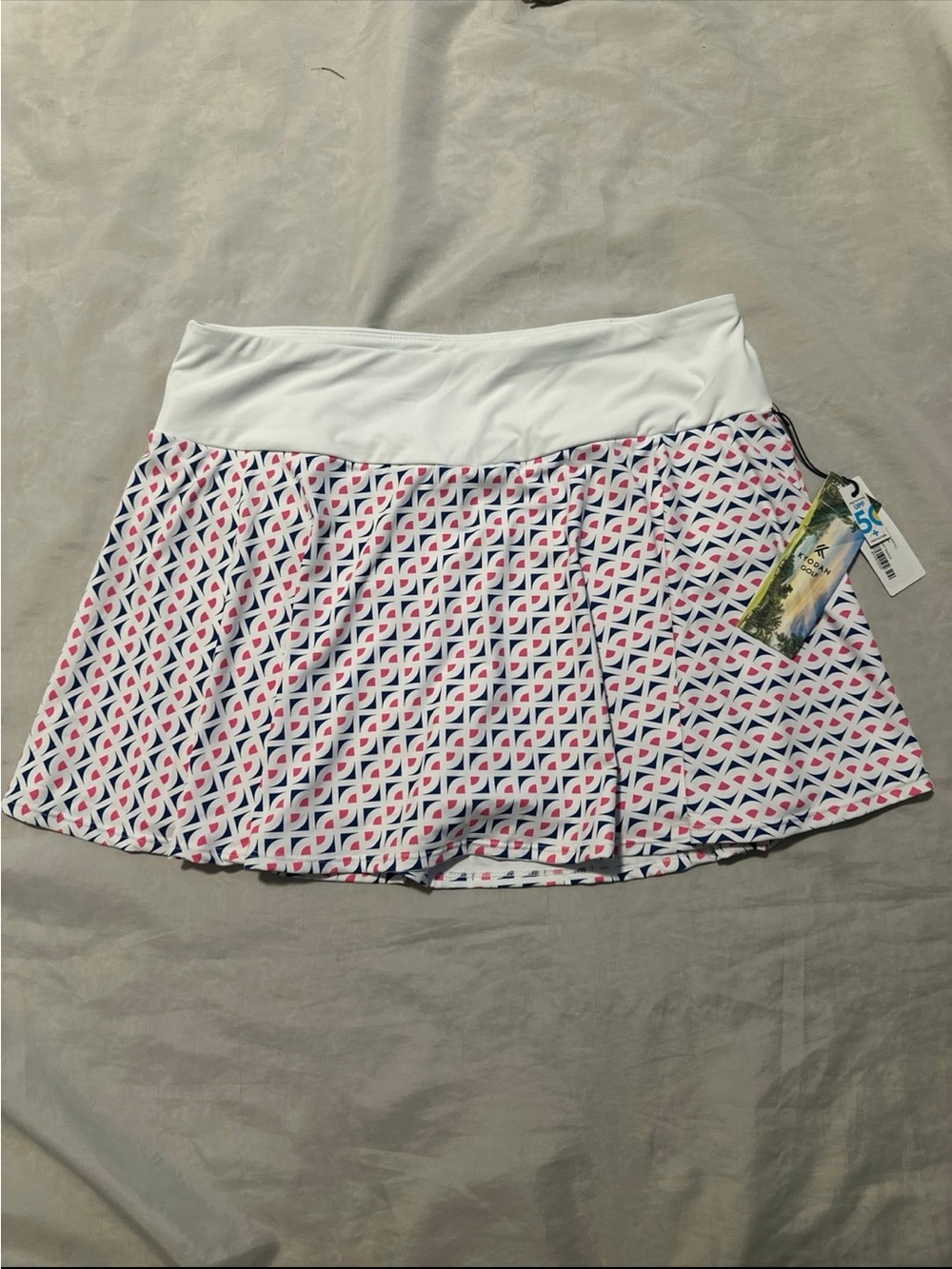 NWT Kyodan Geo Print Golf Skort Sz L